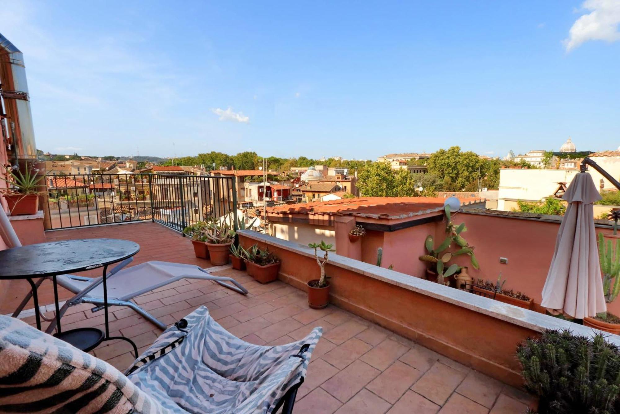 Vicolo Del Cinque Penthouse | Romeloft Lejlighed Eksteriør billede
