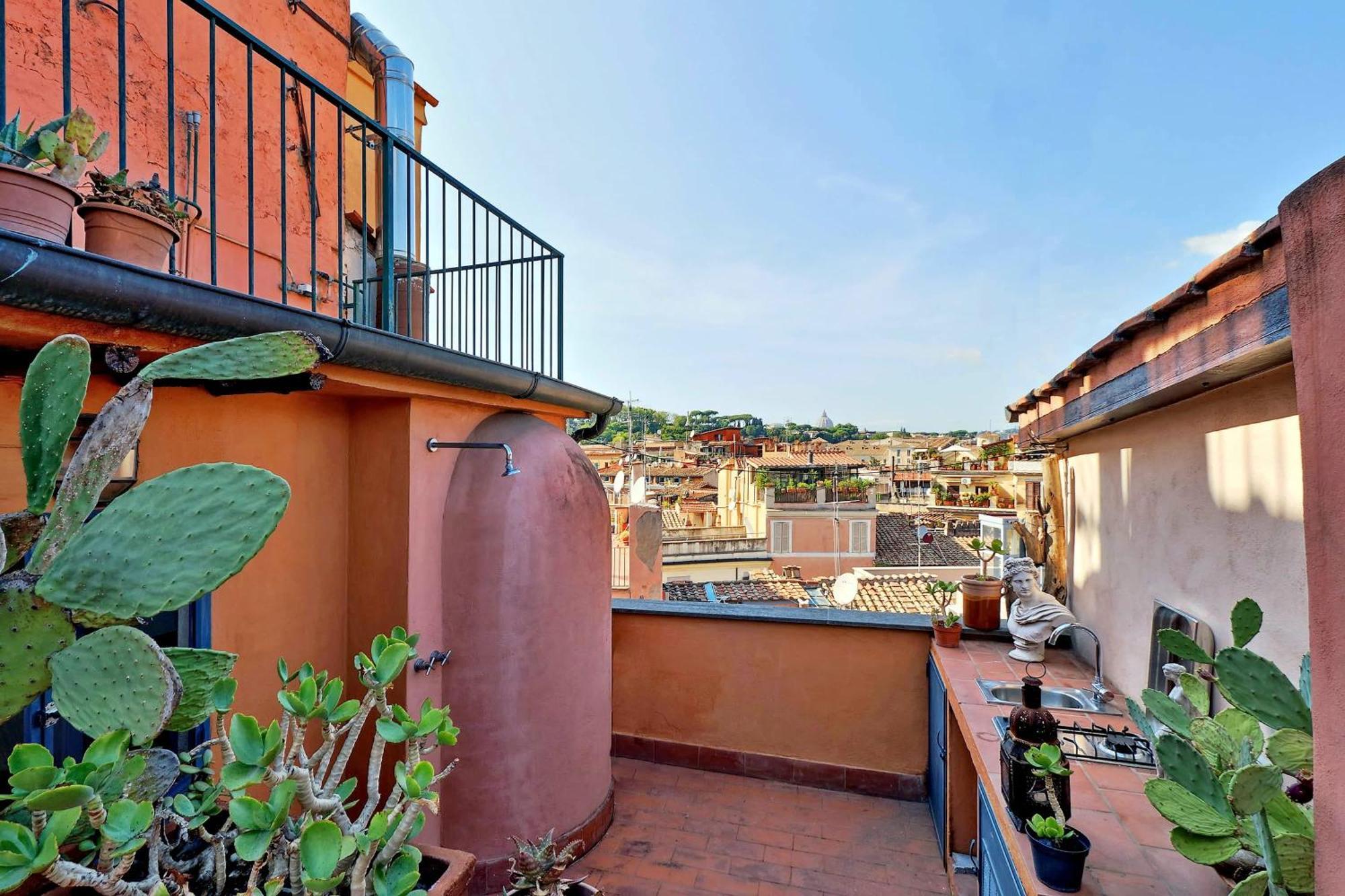Vicolo Del Cinque Penthouse | Romeloft Lejlighed Eksteriør billede