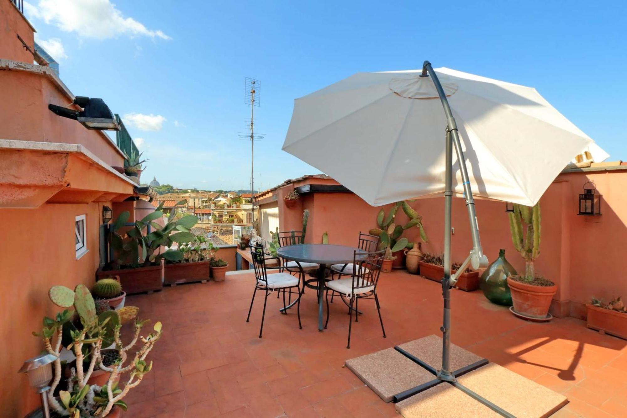 Vicolo Del Cinque Penthouse | Romeloft Lejlighed Eksteriør billede