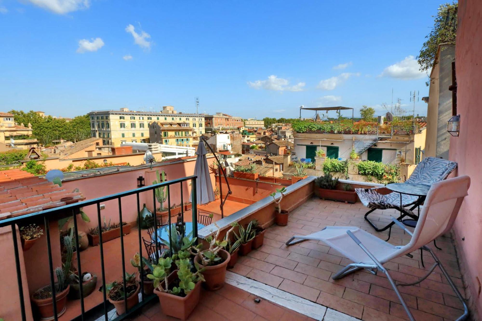Vicolo Del Cinque Penthouse | Romeloft Lejlighed Eksteriør billede
