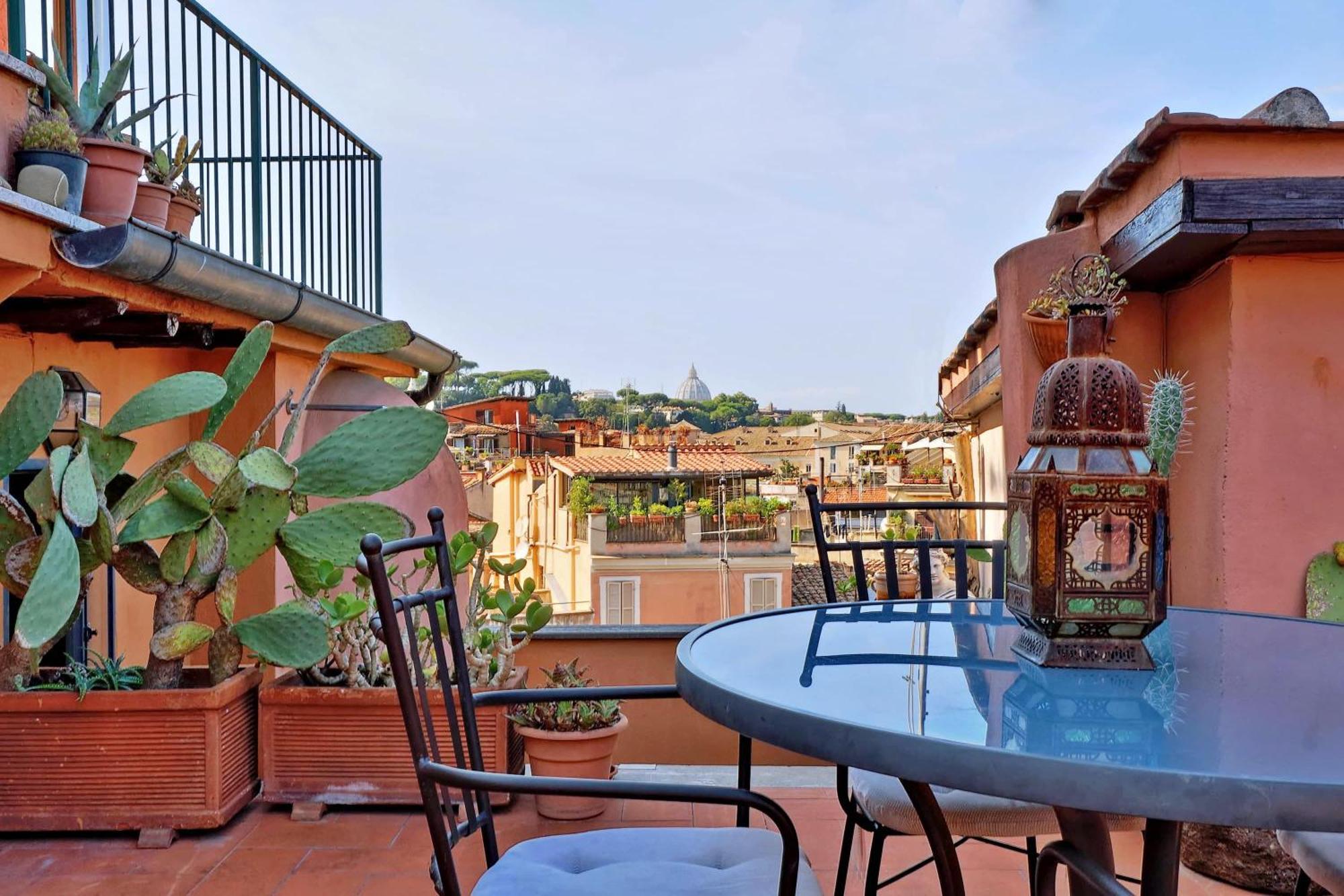 Vicolo Del Cinque Penthouse | Romeloft Lejlighed Eksteriør billede